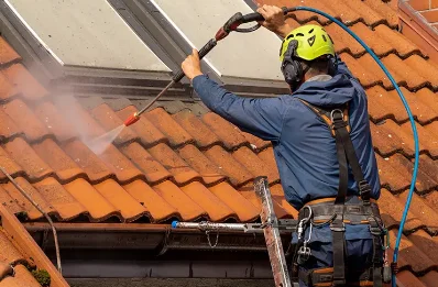 Démoussage et hydrofuge de toiture à Susmiou